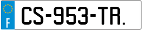 Truck License Plate