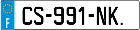 Truck License Plate