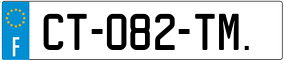 Truck License Plate