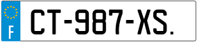 Truck License Plate