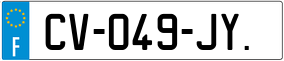 Truck License Plate
