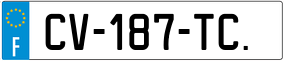 Truck License Plate