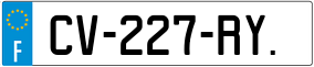 Truck License Plate