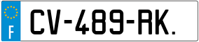 Truck License Plate