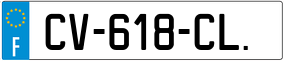 Truck License Plate