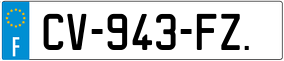 Truck License Plate