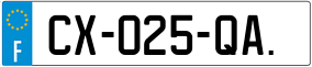 Truck License Plate