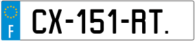 Truck License Plate