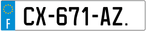 Truck License Plate