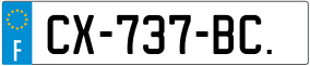 Truck License Plate