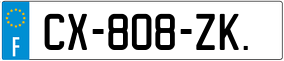 Truck License Plate