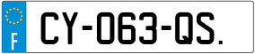 Truck License Plate
