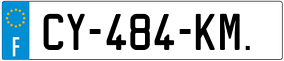 Truck License Plate