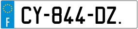 Truck License Plate