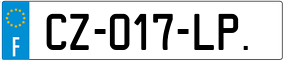 Truck License Plate