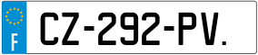 Truck License Plate