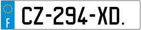 Truck License Plate