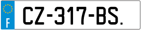 Truck License Plate