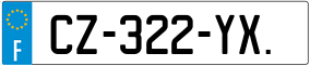 Truck License Plate