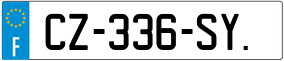 Truck License Plate