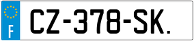 Truck License Plate