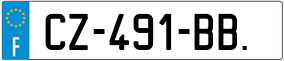 Truck License Plate