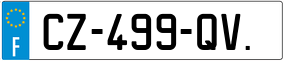 Truck License Plate