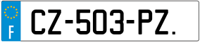 Truck License Plate