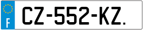 Truck License Plate