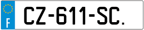 Truck License Plate