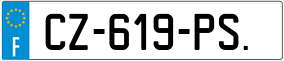 Truck License Plate