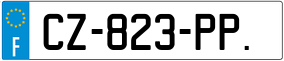 Truck License Plate