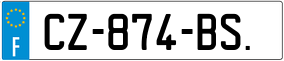 Truck License Plate