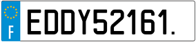 Truck License Plate