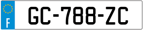 Truck License Plate