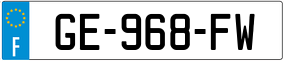 Truck License Plate