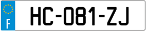 Truck License Plate