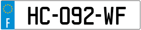 Truck License Plate
