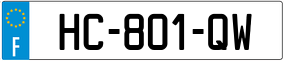 Truck License Plate
