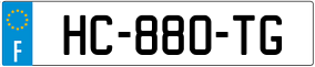 Truck License Plate