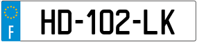 Truck License Plate