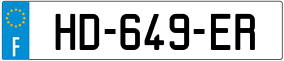 Truck License Plate