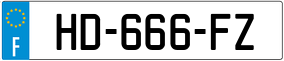 Truck License Plate