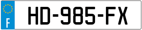 Truck License Plate