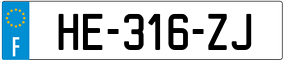 Truck License Plate
