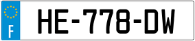 Truck License Plate