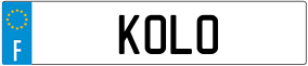 Truck License Plate