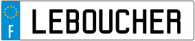 Truck License Plate