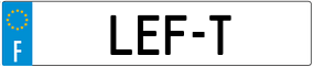 Truck License Plate