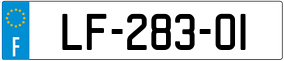 Truck License Plate